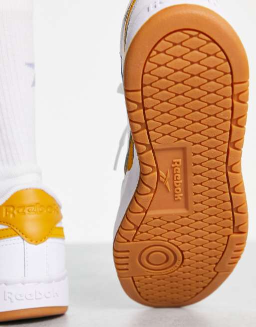 Reebok – Club C Double – Sneaker in Weiß und Senfgelb, 4 von 4