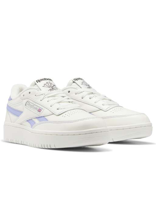 Reebok Club C Double sneakers in chalk and lilac - Exclusive to ASOS | ASOS | Sneaker low