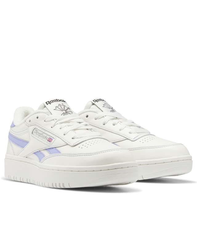 Reebok Club C Double sneakers in chalk and lilac - Exclusive to ASOS