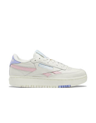 Reebok Club C Double sneakers in chalk and pastels - Exclusive to ASOS-White