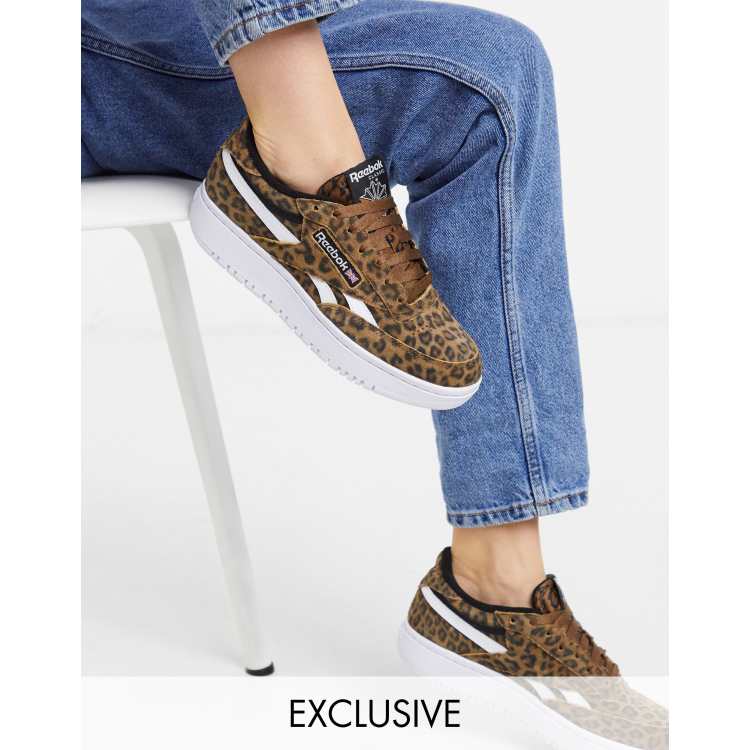 Leopard reebok cheap