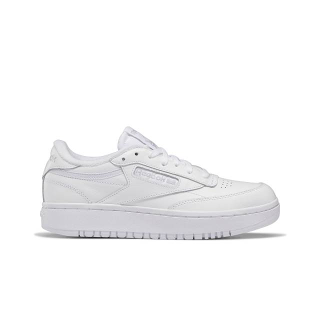 Reebok Club C Double sneakers in triple white