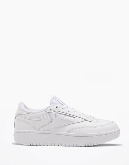 Reebok - Club C Double - Sneakers in triplo bianco