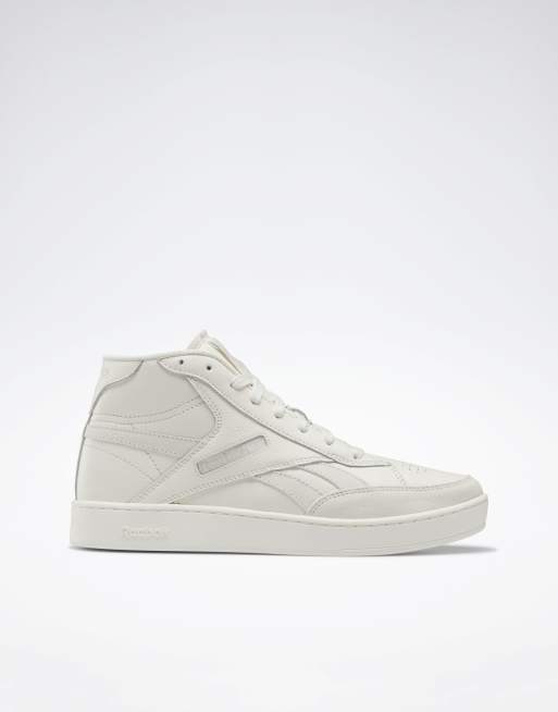 Reebok club C form hi trainers in off white - WHITE