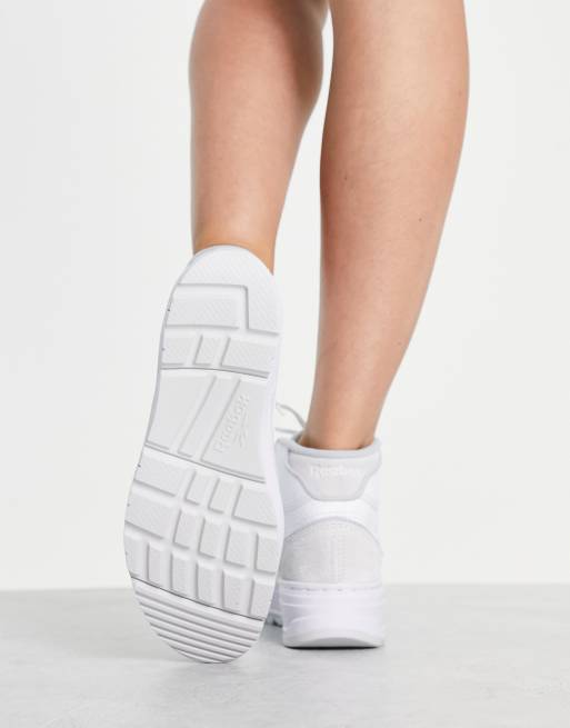 Reebok – Club C Geo Mid – Biało-szare buty sportowe, 2 z 4