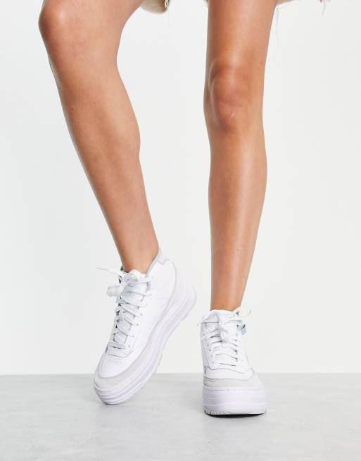 Reebok – Club C Geo Mid – Biało-szare buty sportowe, 3 z 4