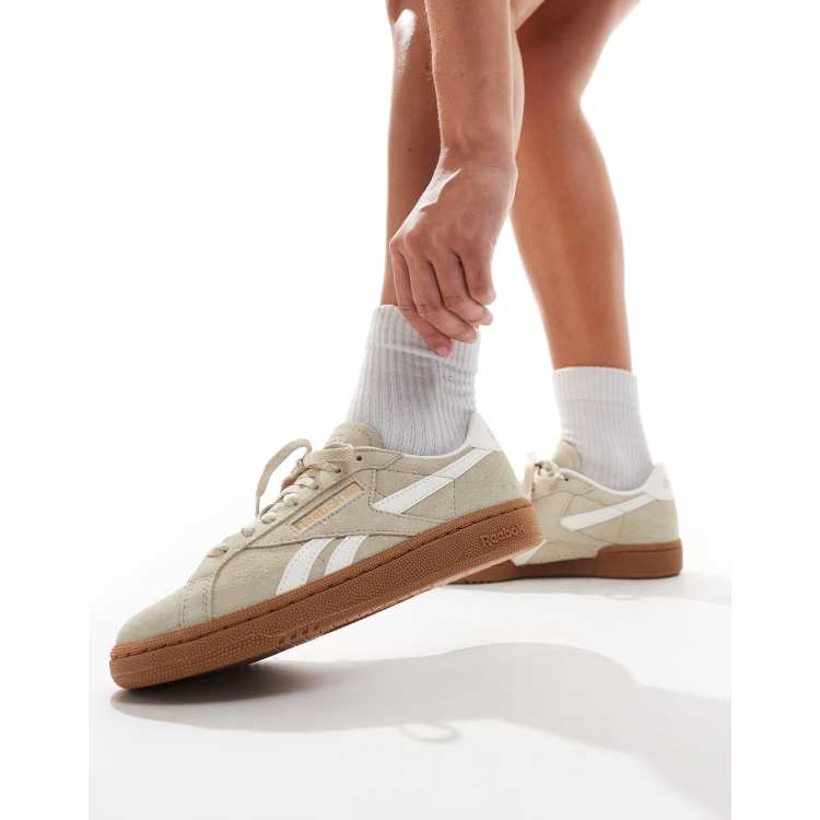 Reebok beige suede online
