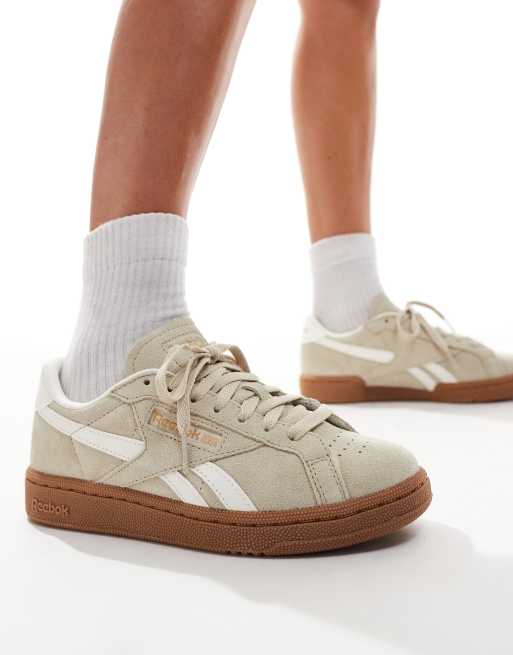 Reebok Club C Ground sneakers in beige ASOS