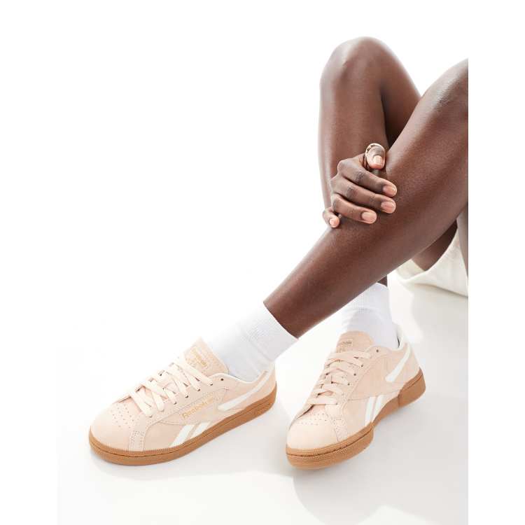 Reebok Club C Ground sneakers in light pink ASOS