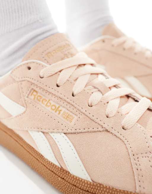 Reebok Club C Ground sneakers in light pink ASOS