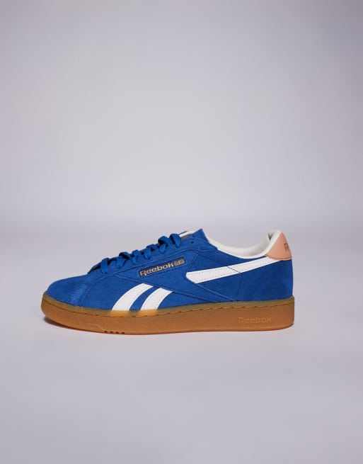 Reebok Club C Grounds sneaker in navy and white detail , 2 of 5