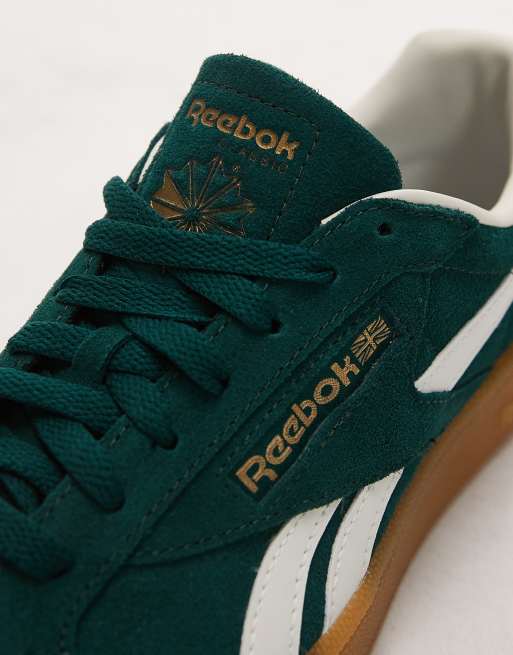 Reebok - Club C Grounds - Sneakers in gebroken groen en zwart, 3 van 5