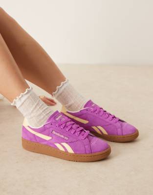 Reebok Club C Grounds Sneakers In Purple
