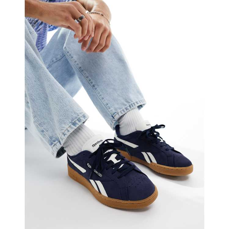 Palace reebok club c navy on sale