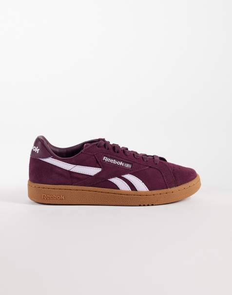 Reebok Club C Grounds UK sneakers in burgundy and white - view 1