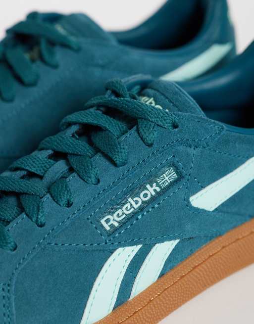 Reebok Club C Grounds UK sneakers in teal and blue, 4 of 5