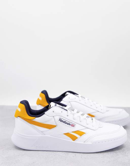 White and yellow clearance reebok