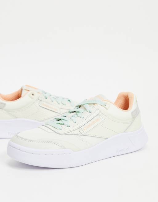 reebok club legacy sneakers in off white