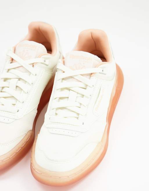 Reebok club c on sale womens orange