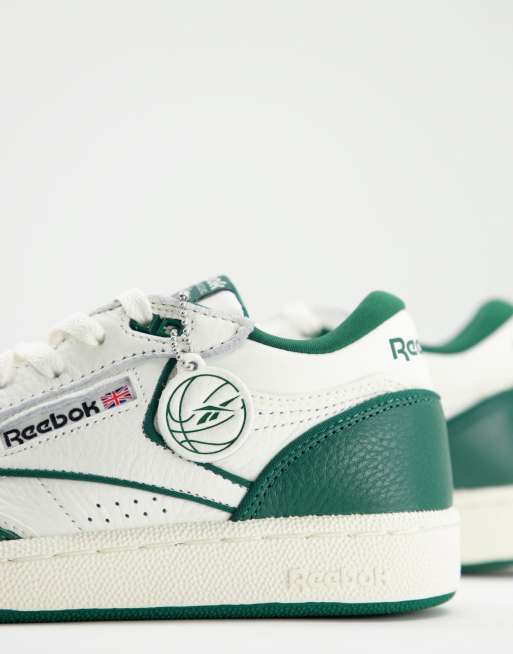 Reebok – Club C Mid II – Kredowo-zielone sneakersy – tylko w ASOS, 4 z 4