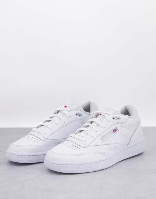 Reebok Club C Mid II sneakers in chalk