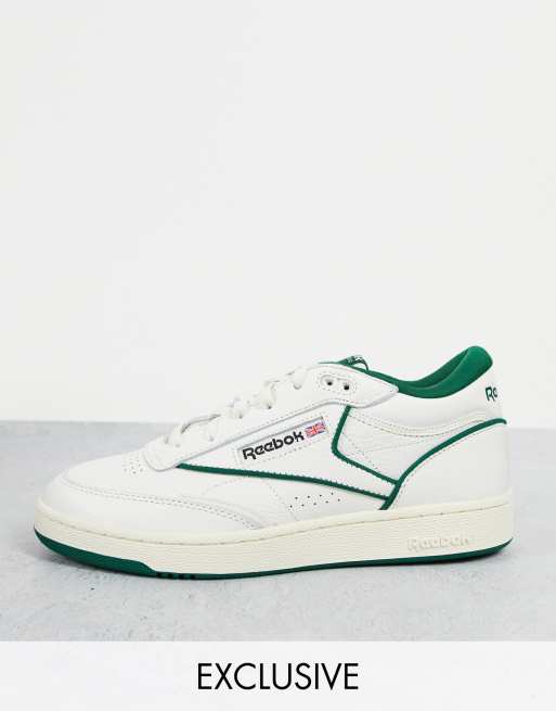 Club C Mid ll sneakers in chalk and green - to ASOS | ASOS