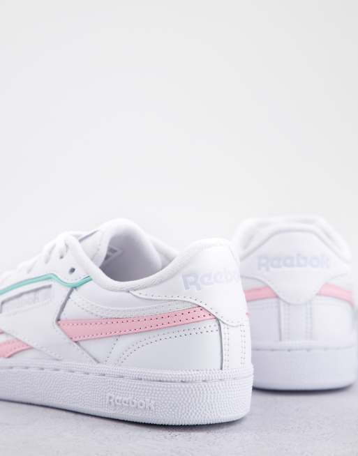 Reebok - Club C Revenge - Baskets - Blanc et pastel - Exclusivité ASOS, 2 de 4