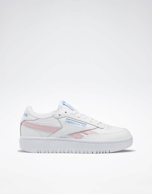 Reebok club C revenge in white and pink - WHITE