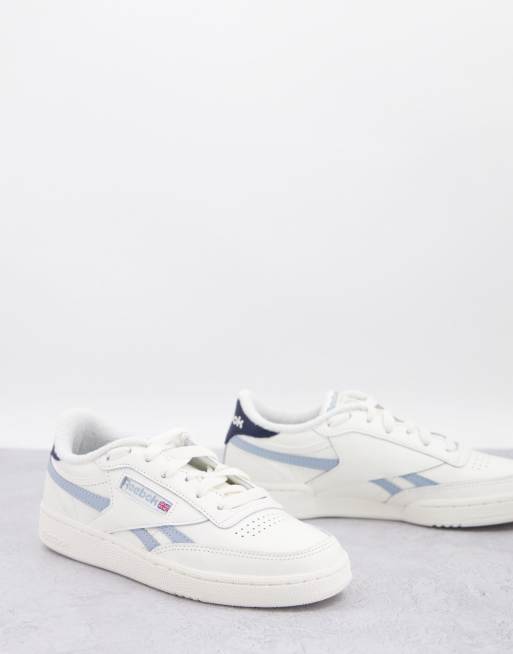 Reebok Club C Revenge sneakers in chalk and blue