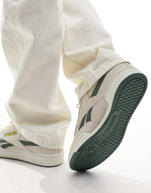 REEBOK★CLUB C 85 VINTAGE★兼用★YELLOW GREEN Womens Reebok Club C Vintage 85 Athletic Shoe - Chalk