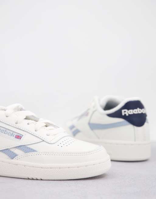 Reebok - Club C Revenge - Sneakers in kalk en blauw, 4 van 4