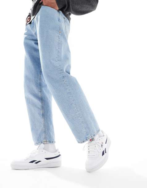 Reebok Club C Revenge sneakers in white and navy - view 1