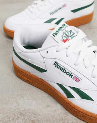 reebok club c revenge trainer with gum sole
