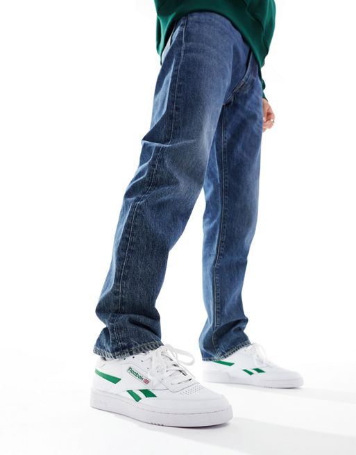 Reebok - Club C Revenge - Sneakers in wit met groen