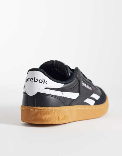 Reebok - Club C Revenge - Sorte sneakers med gummisål, 5 af 5