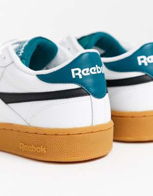 reebok club c revenge trainer with gum sole
