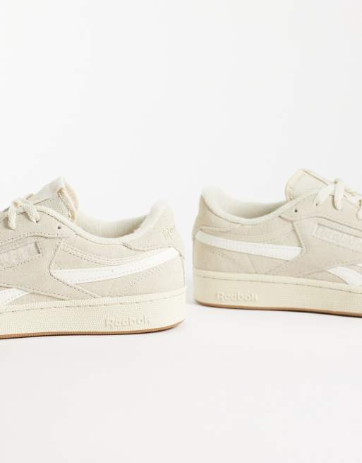Reebok Club C Revenge trainers in beige, 4 of 5