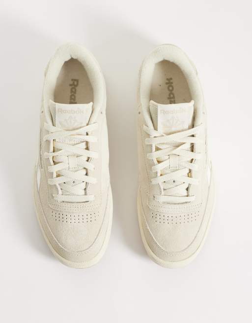 Reebok Club C Revenge trainers in beige, 5 of 5