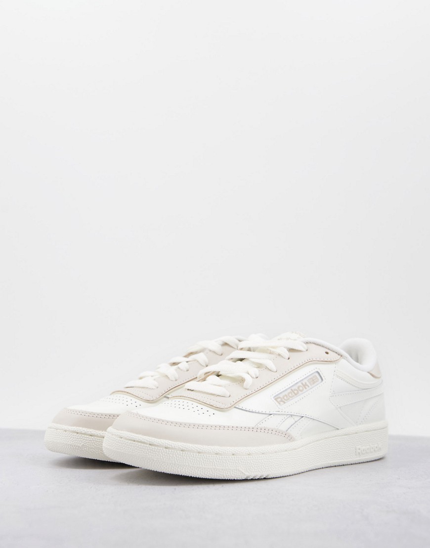 Reebok Club C Revenge trainers in chalk and beige - exclusive-Neutral