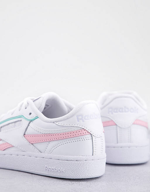 Sportswear Reebok Club C Revenge trainers in white and pastels - exclusive to  