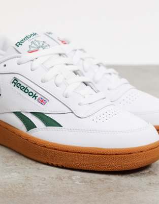 reebok club c revenge trainer with gum sole