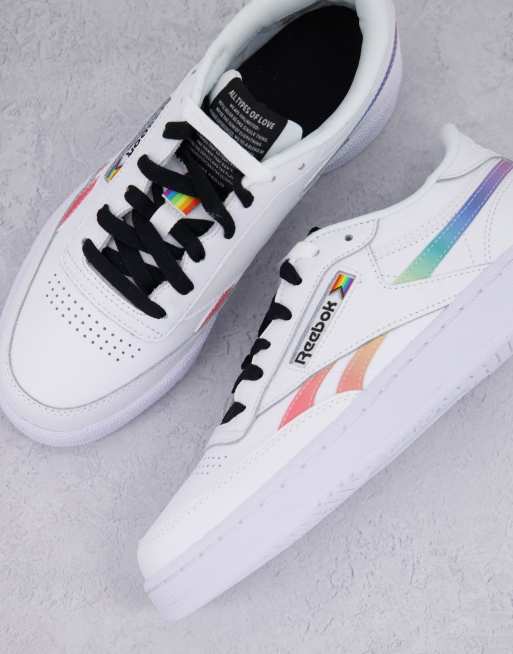 Reebok best sale rainbow trainers