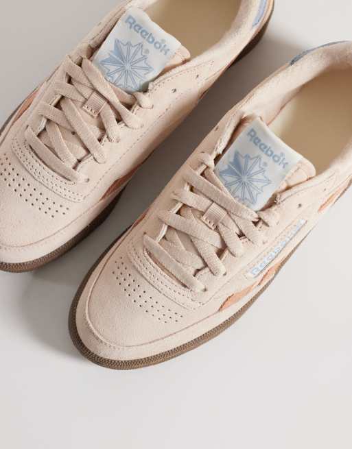 Reebok Club C Revenge Vintage sneakers in beige and orange, 2 of 5