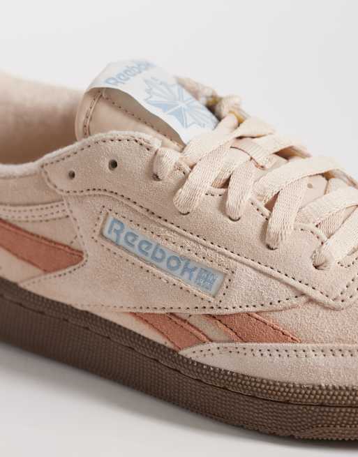 Reebok Club C Revenge Vintage sneakers in beige and orange, 5 of 5