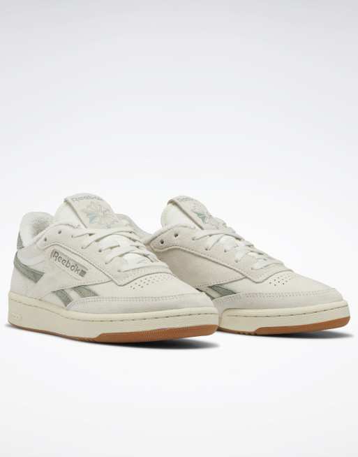 Reebok Club C Revenge White & Green Shoes