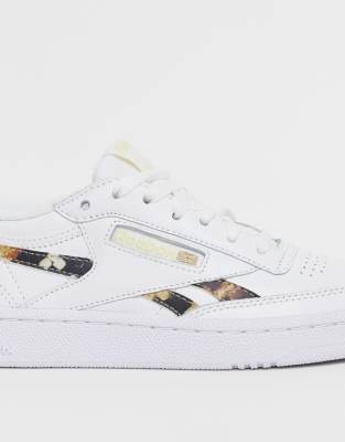 Reebok Club C Snakeskin trainers in 