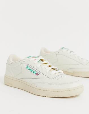 reebok club c off white