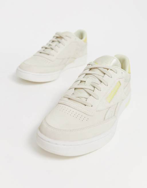 Reebok Club C sneakers in premium suede with translucent sole exclusive to ASOS, 3 of 4
