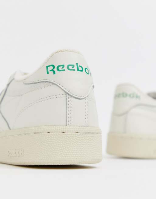 Reebok Club C trainers in chalk, 3 of 4