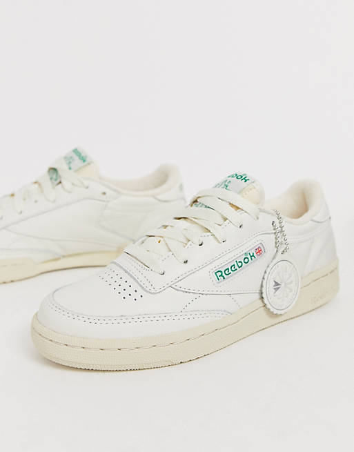 Shoes Trainers/Reebok Club C trainers in chalk 